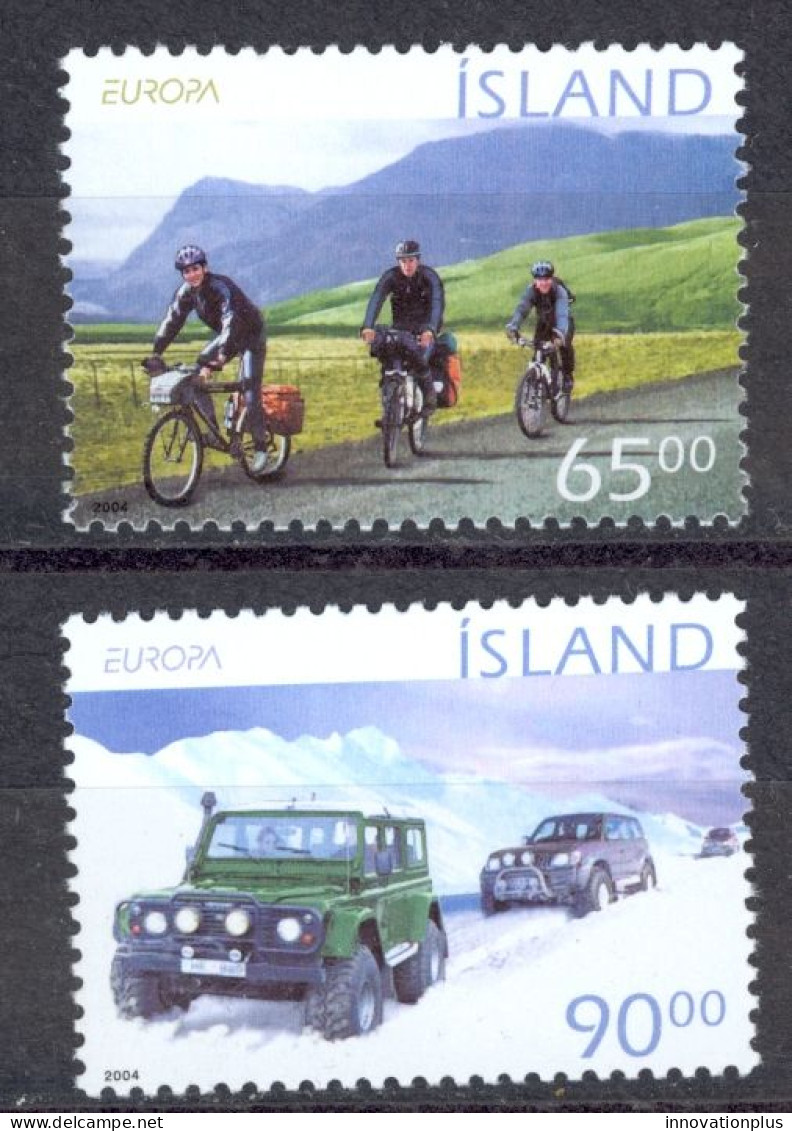 Iceland Sc# 1019-1020 MNH 2004 Europa - Unused Stamps