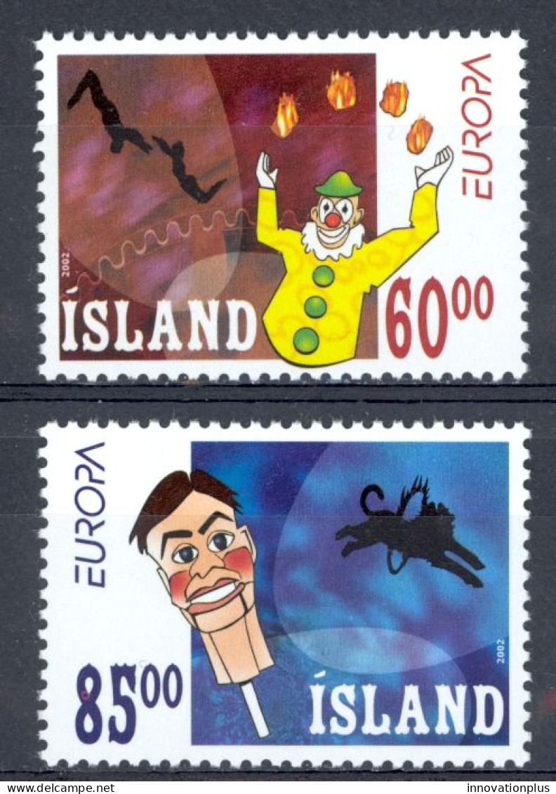Iceland Sc# 966-967 MNH 2002 Europa - Unused Stamps