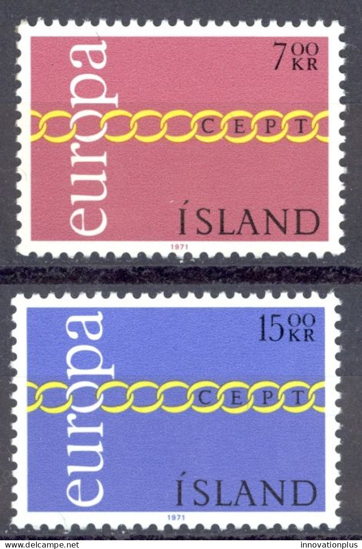 Iceland Sc# 429-430 MNH 1971 Europa - Ungebraucht