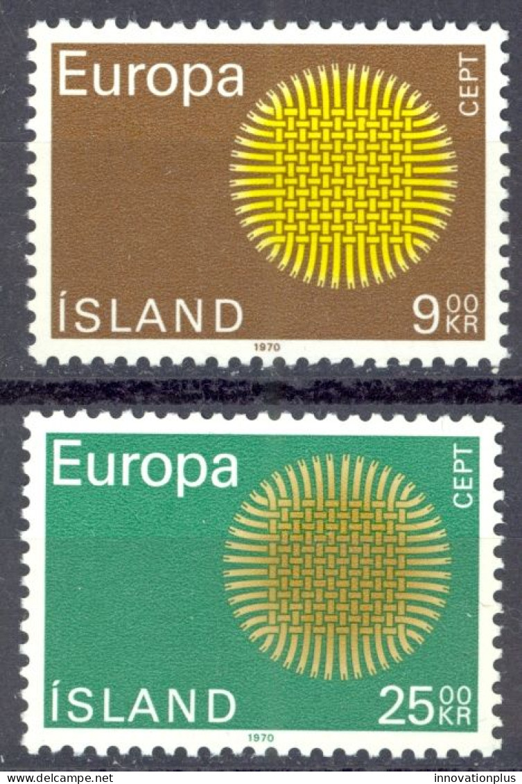 Iceland Sc# 420-421 MNH 1970 Europa - Ungebraucht