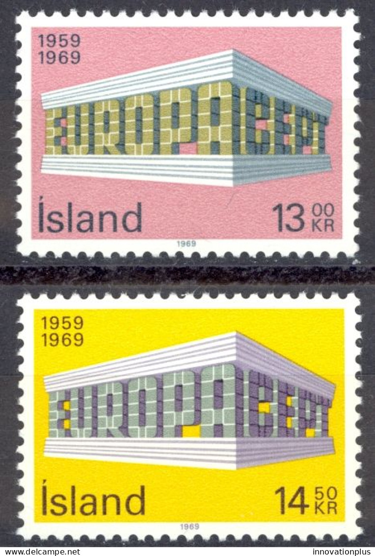 Iceland Sc# 406-407 MNH 1969 Europa - Ungebraucht