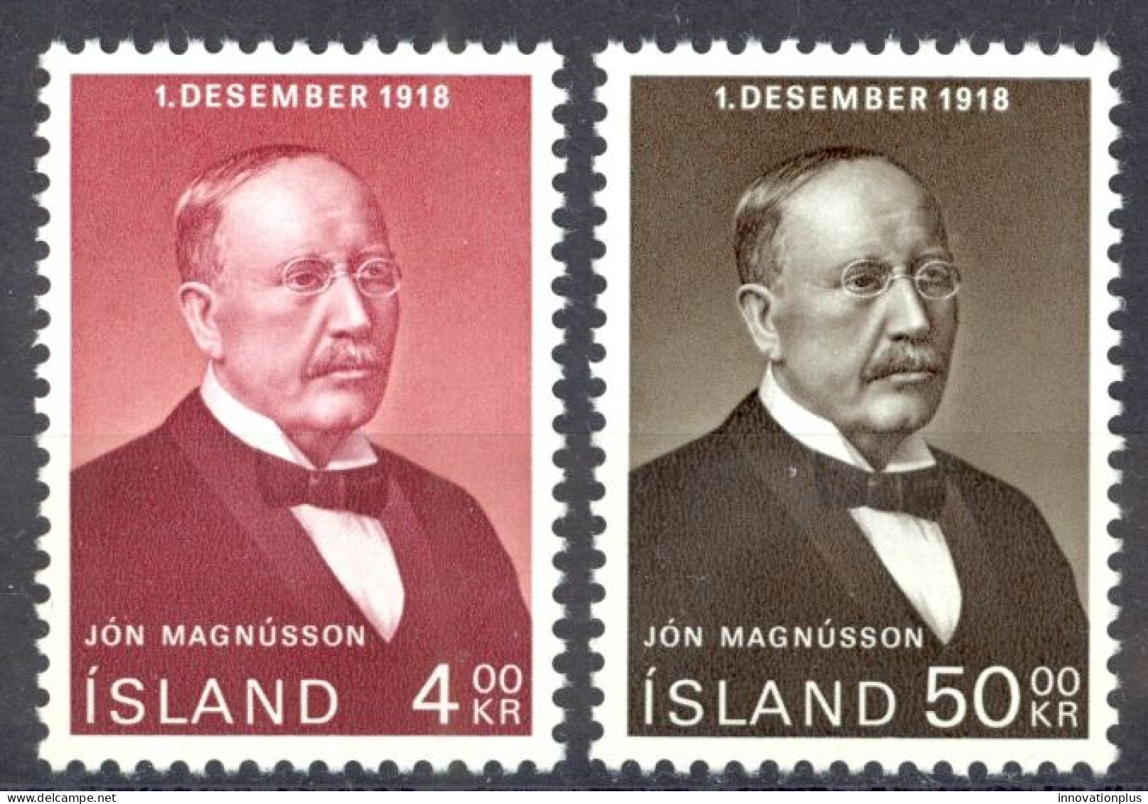 Iceland Sc# 402-403 MNH 1968 Jon Magnusson - Neufs