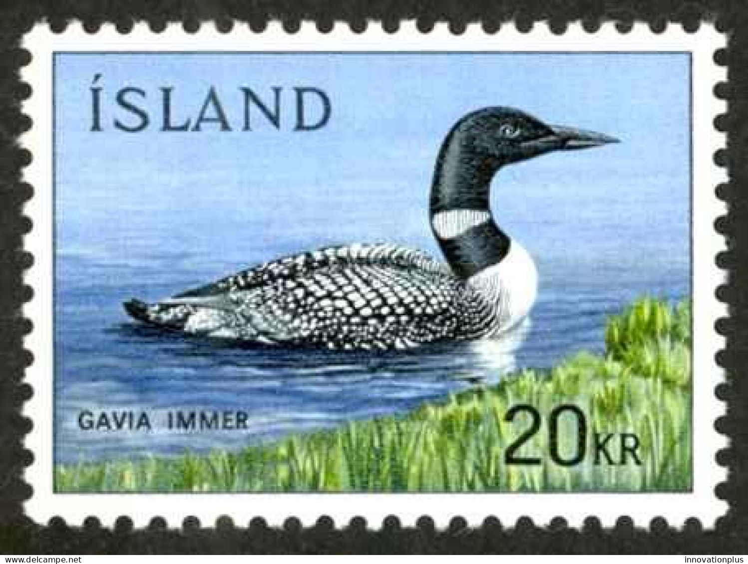 Iceland Sc# 388 MNH 1967 Common Loon - Ongebruikt