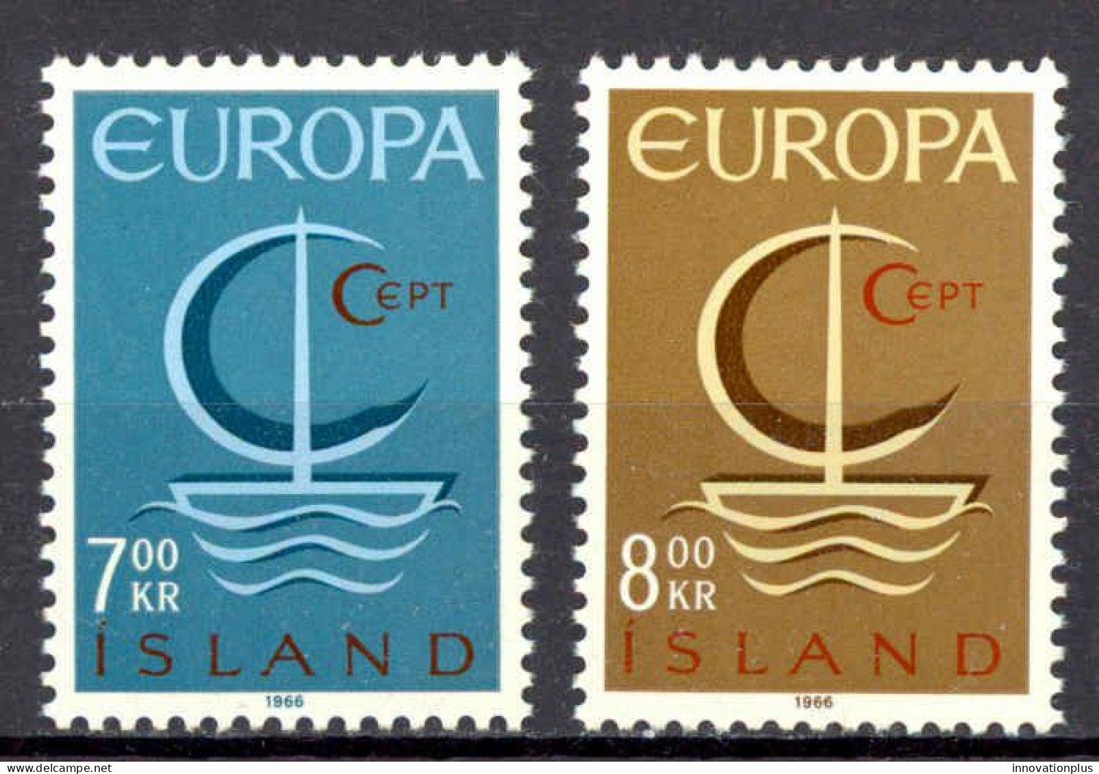 Iceland Sc# 384-385 MNH 1966 Europa - Ongebruikt