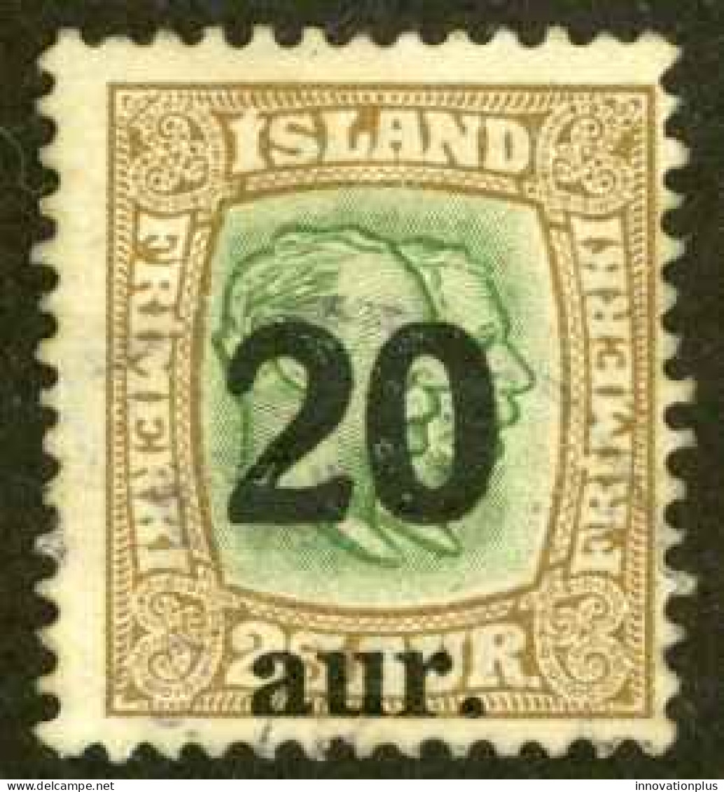 Iceland Sc# 133 MH 1921-1925 20a Overprints - Nuevos
