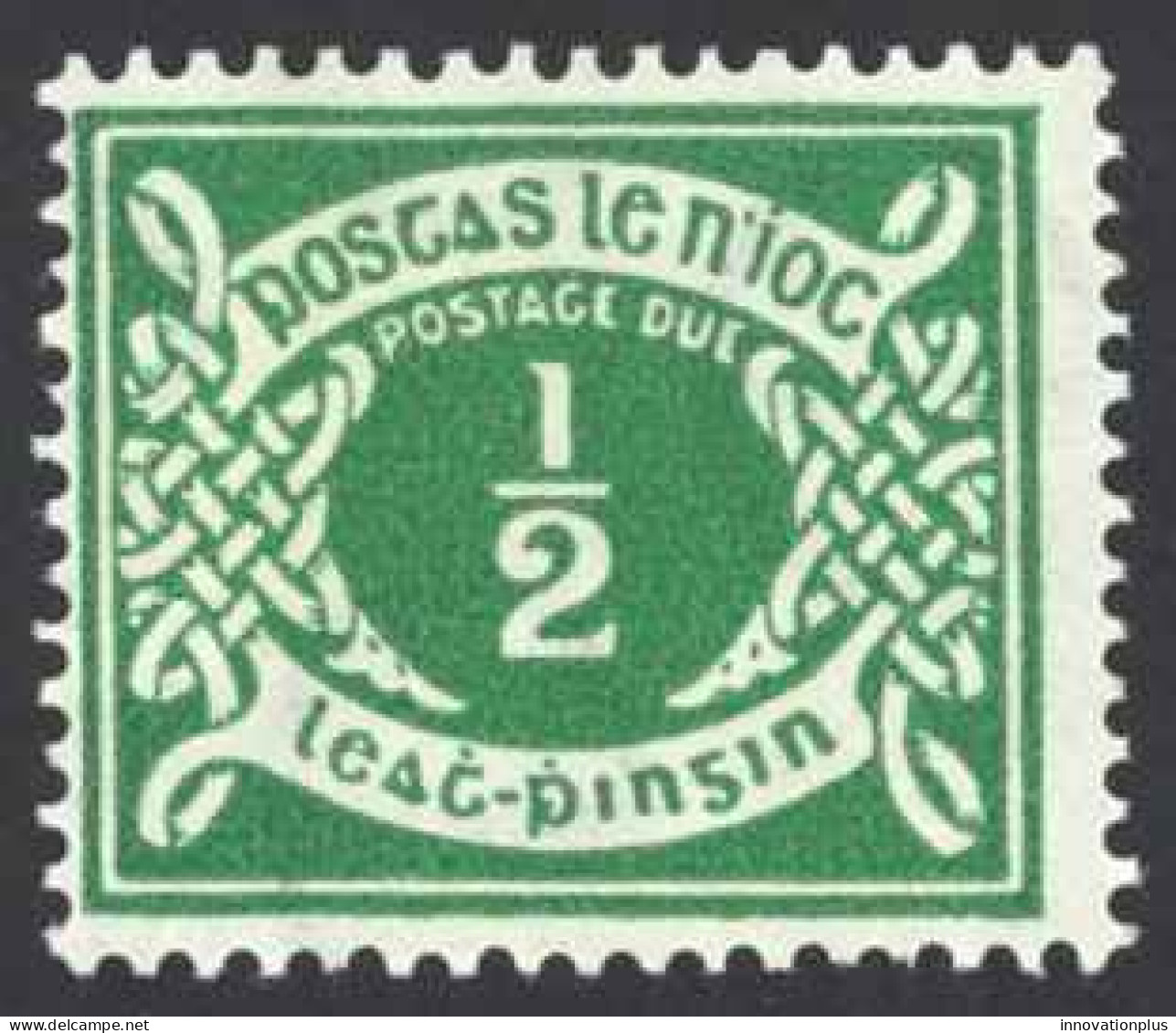 Ireland Sc# J5 MH 1943 ½p Emerald Postage Due - Segnatasse