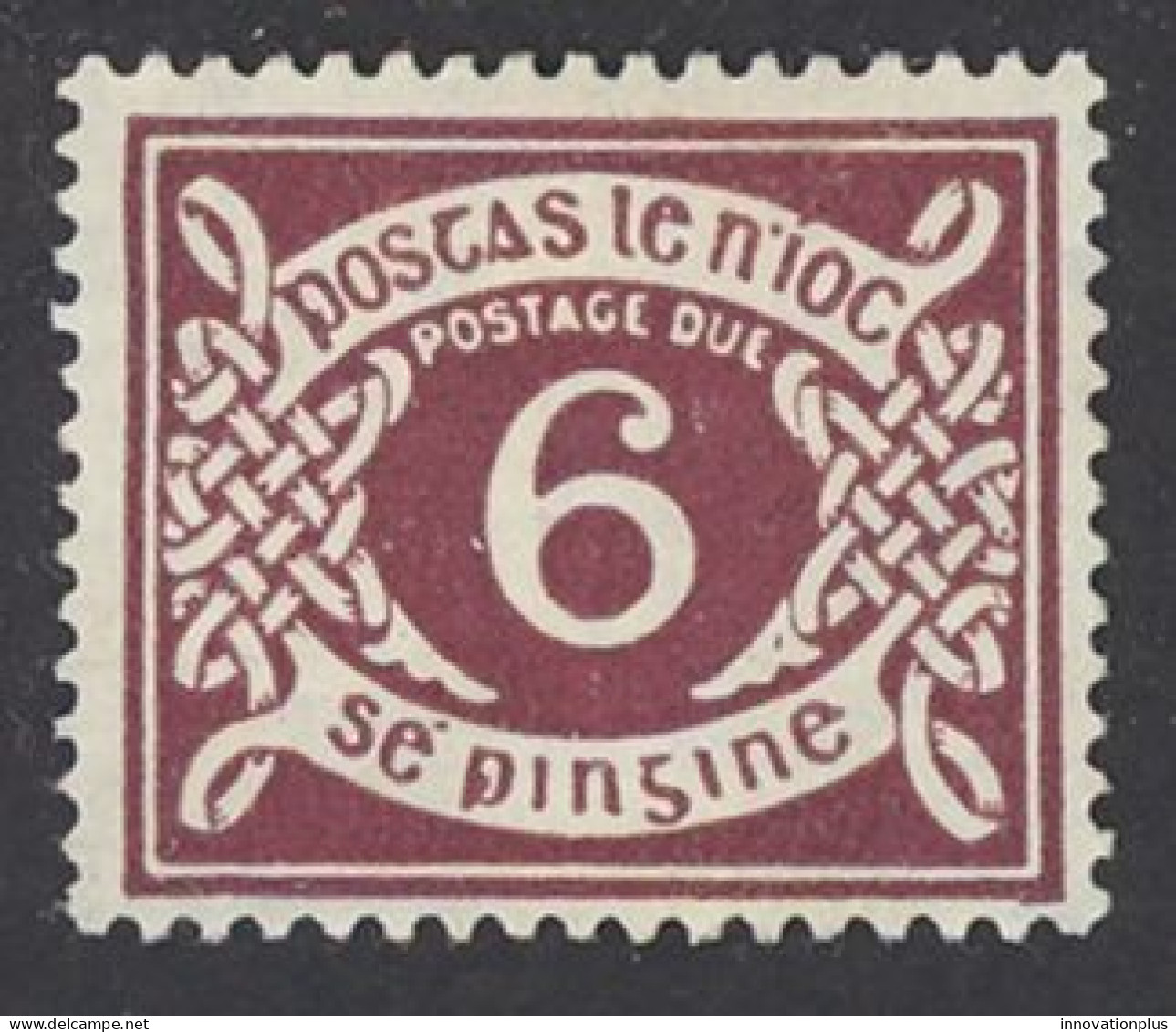Ireland Sc# J4 MH 1925 6p Postage Due - Timbres-taxe
