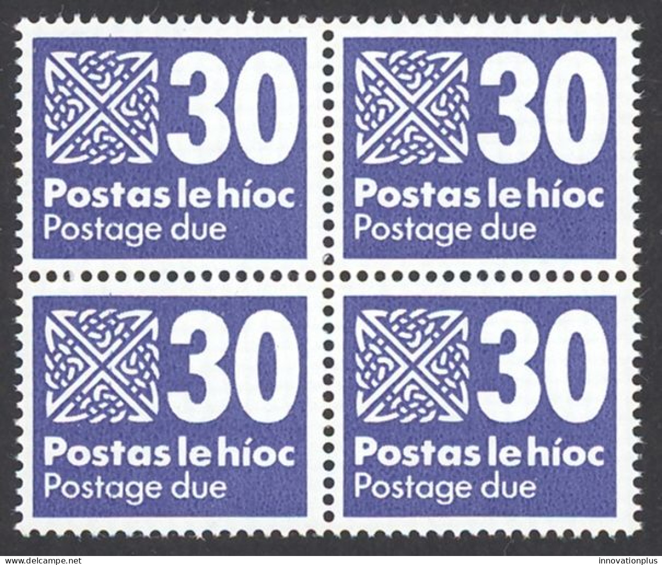 Ireland Sc# J35 MNH Block/4 1985 30p Postage Due - Portomarken