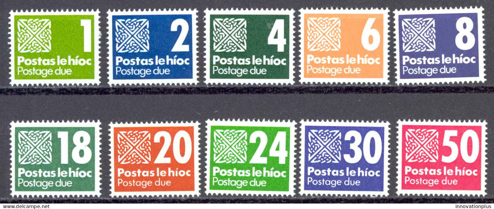 Ireland Sc# J28-J36 MNH 1980-1985 Postage Due - Segnatasse