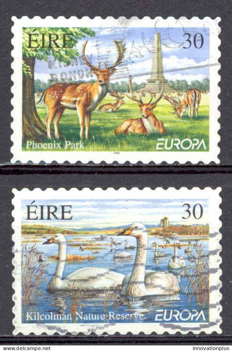 Ireland Sc# 1176-1177 Used (a) (Self-Adhesive) 1999 Europa - Gebraucht