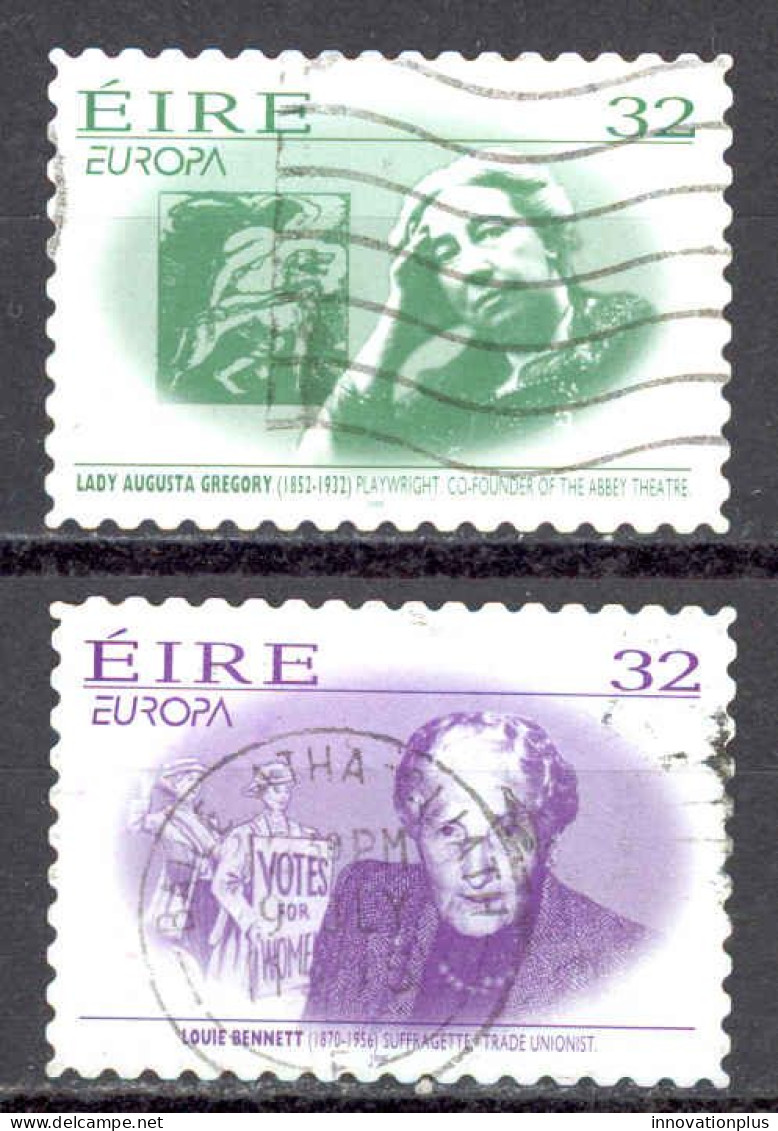 Ireland Sc# 1009A-1009B Used (a) (Self-Adhesive) 1996 Cartoon Characters - Gebraucht