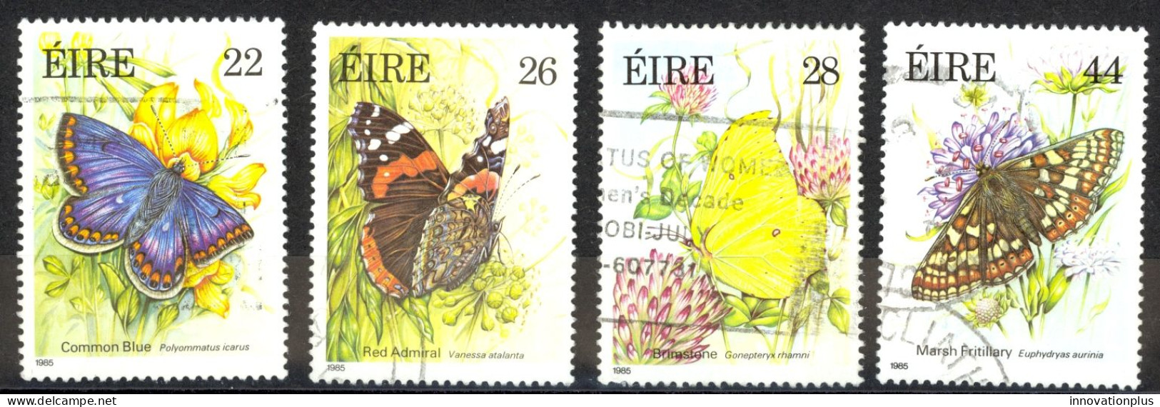 Ireland Sc# 612-615 Used (b) 1985 Butterflies - Oblitérés