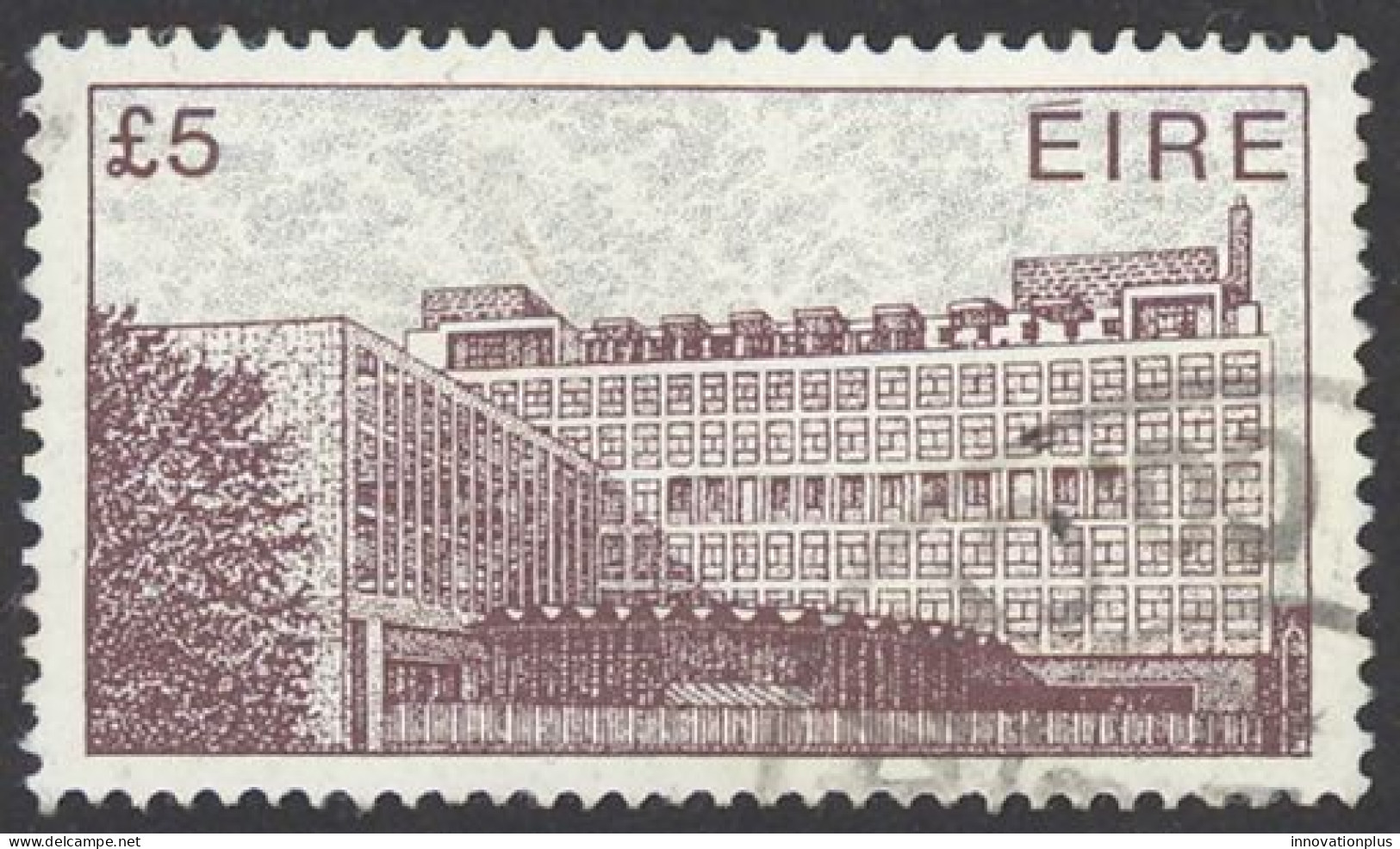 Ireland Sc# 556 Used 1982-1990 £5 Buildings - Usati