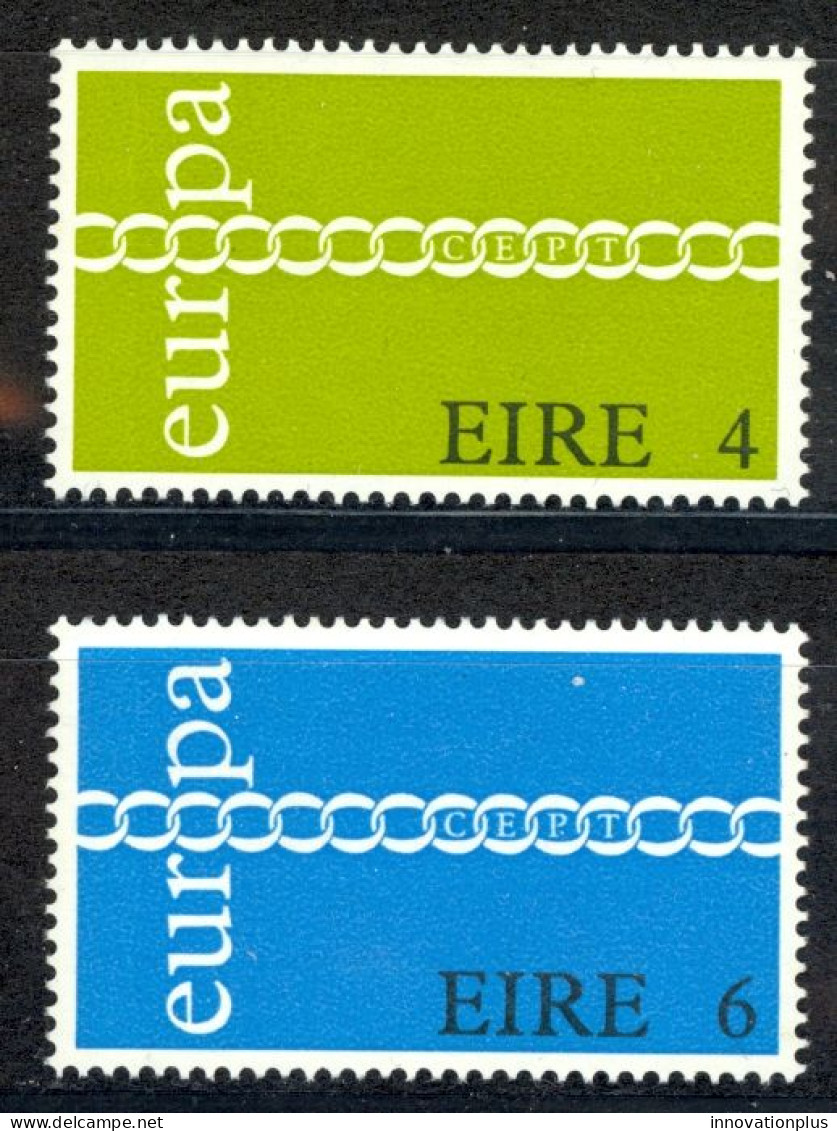 Ireland Sc# 305-306 MH 1971 Europa - Nuovi