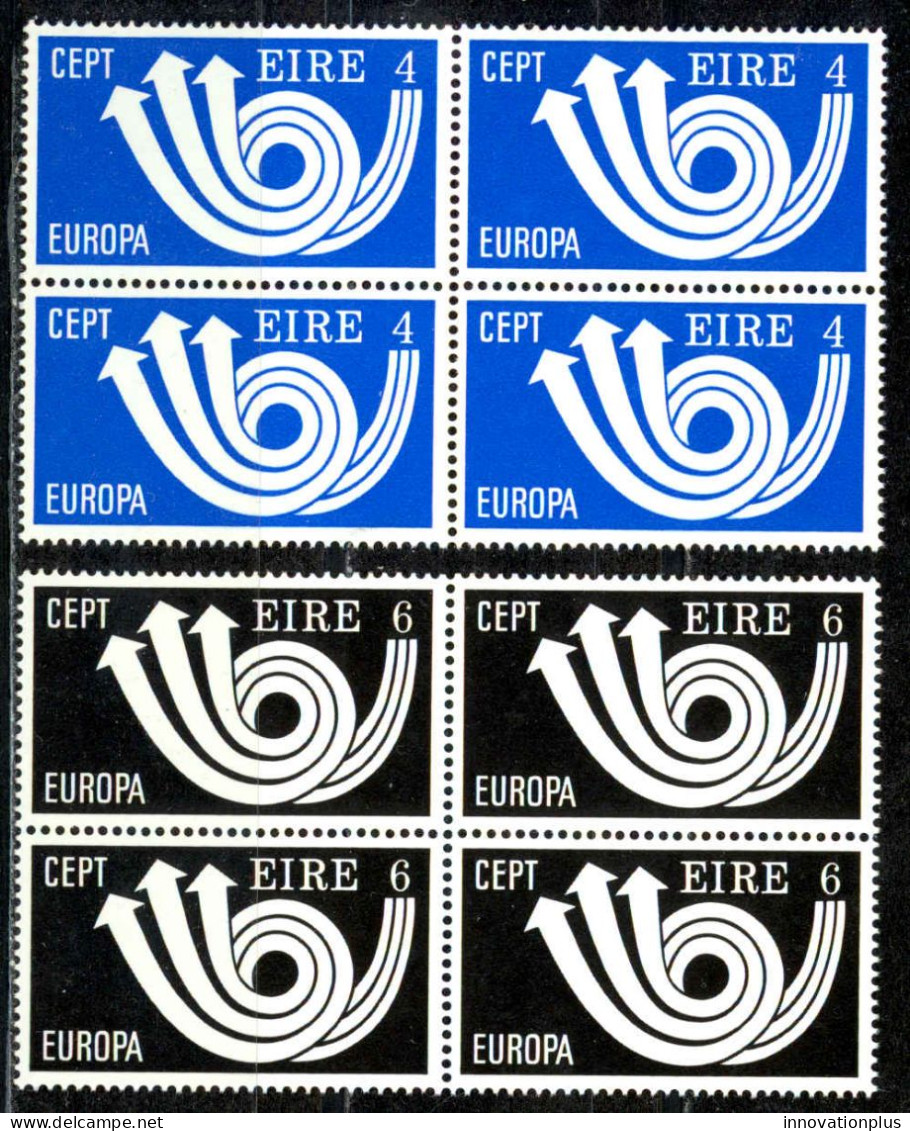 Ireland Sc# 329-330 MNH Block/4 1973 Europa - Nuovi