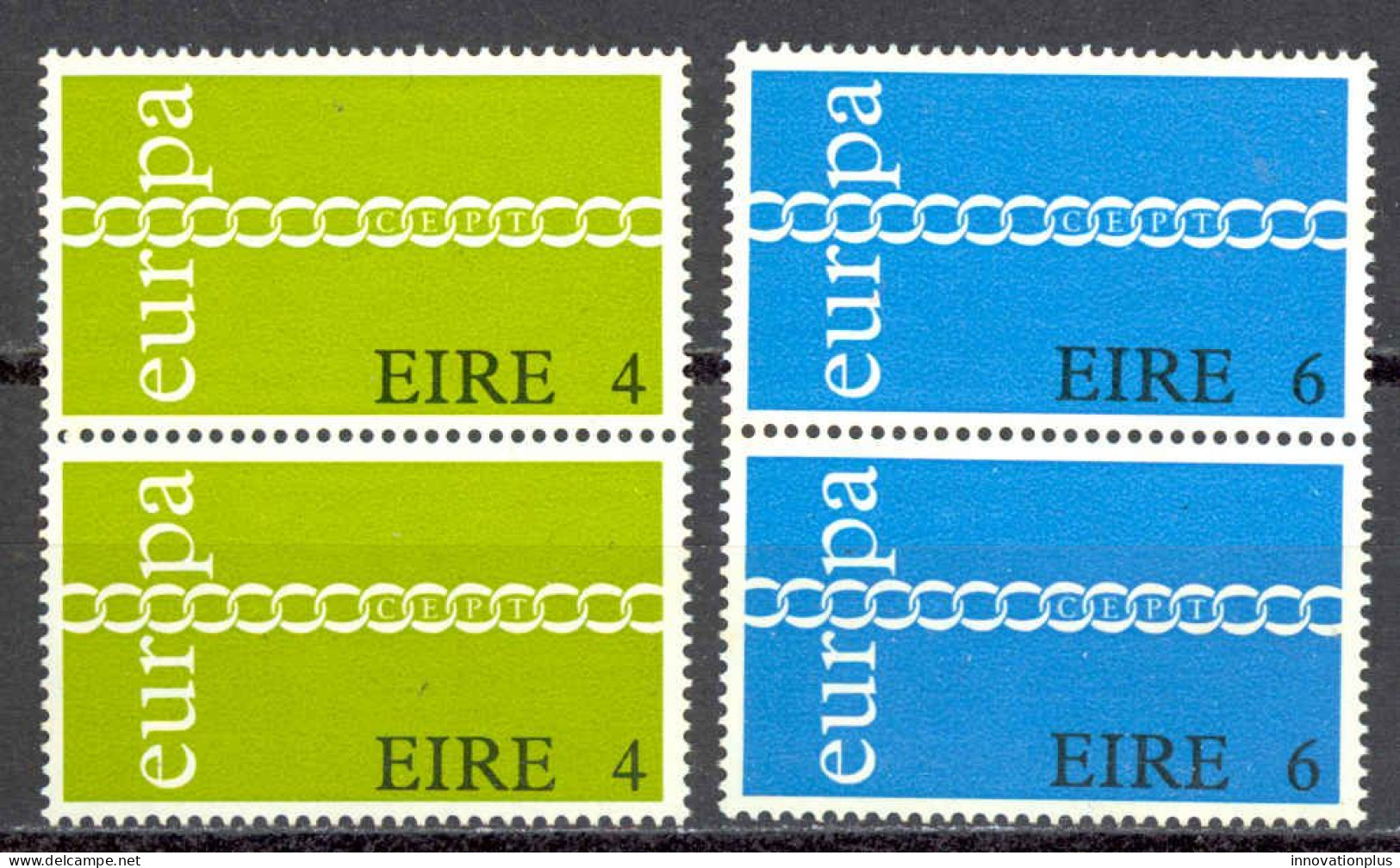 Ireland Sc# 305-306 MNH Pair 1971 Europa - Nuovi