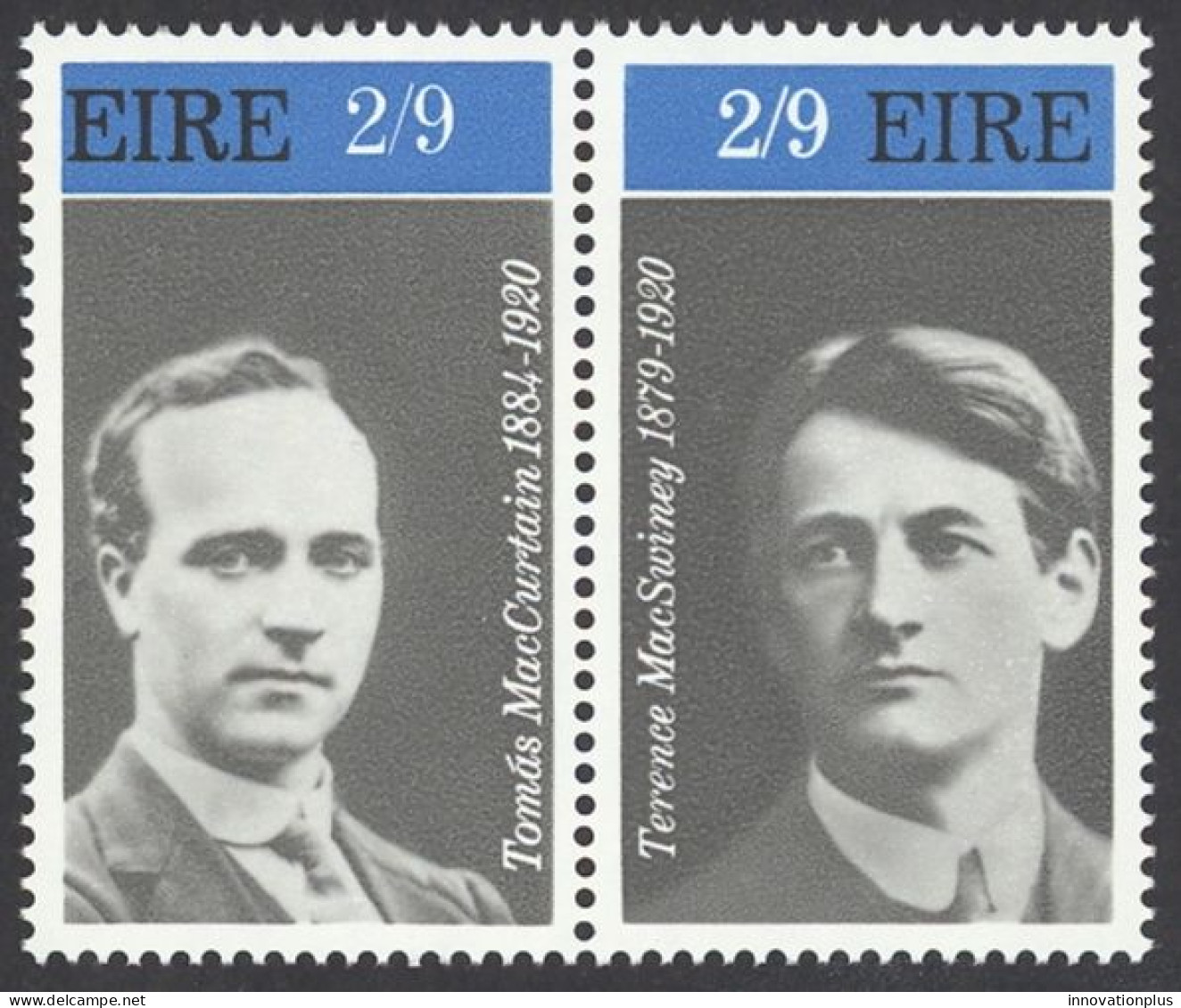 Ireland Sc# 287a MNH Pair 1970 Tomas MacCurtain & Terence MacSwiney - Nuovi