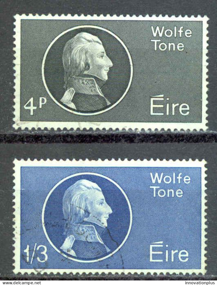 Ireland Sc# 192-193 Used (a) 1964 Wolfe Tone - Usati