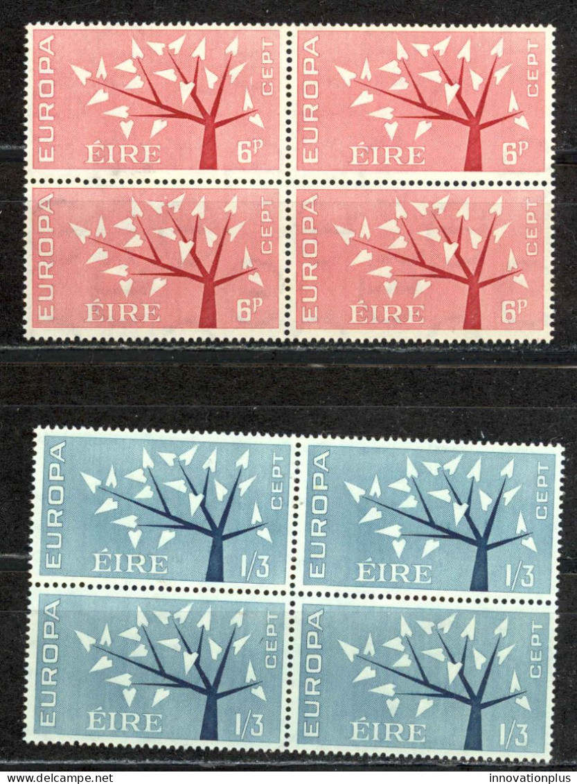 Ireland Sc# 184-185 MNH Block/4 1962 Europa - Nuevos