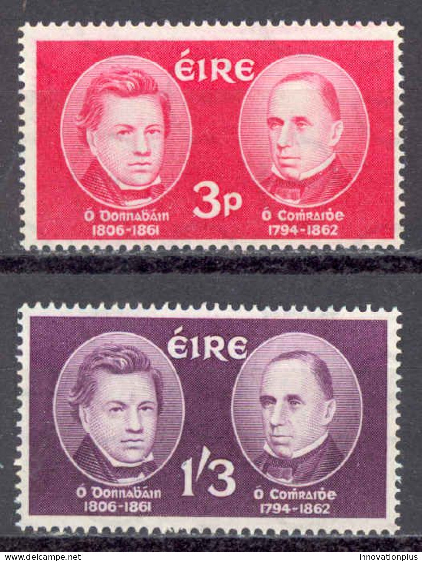 Ireland Sc# 182-183 MNH 1962 John O'Donovan & Eugene O'Curry - Nuevos