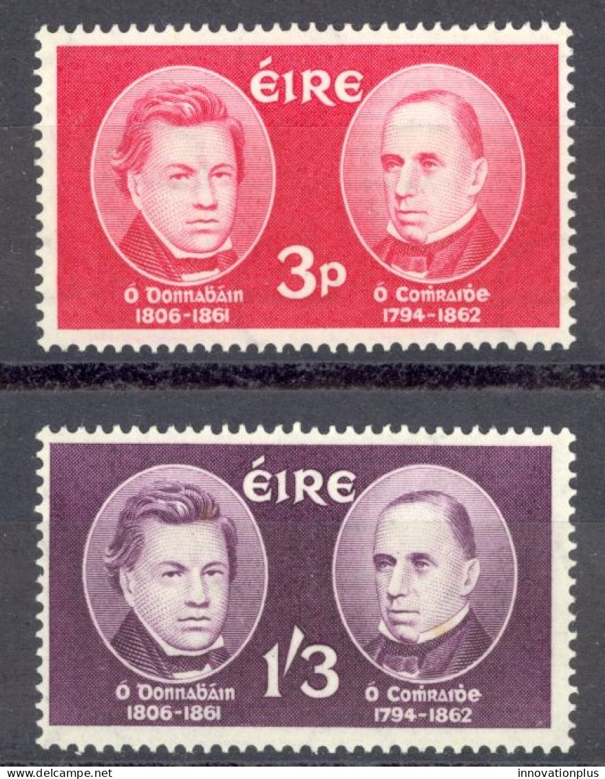 Ireland Sc# 182-183 MH 1962 John O'Donovan & Eugene O'Curry - Unused Stamps