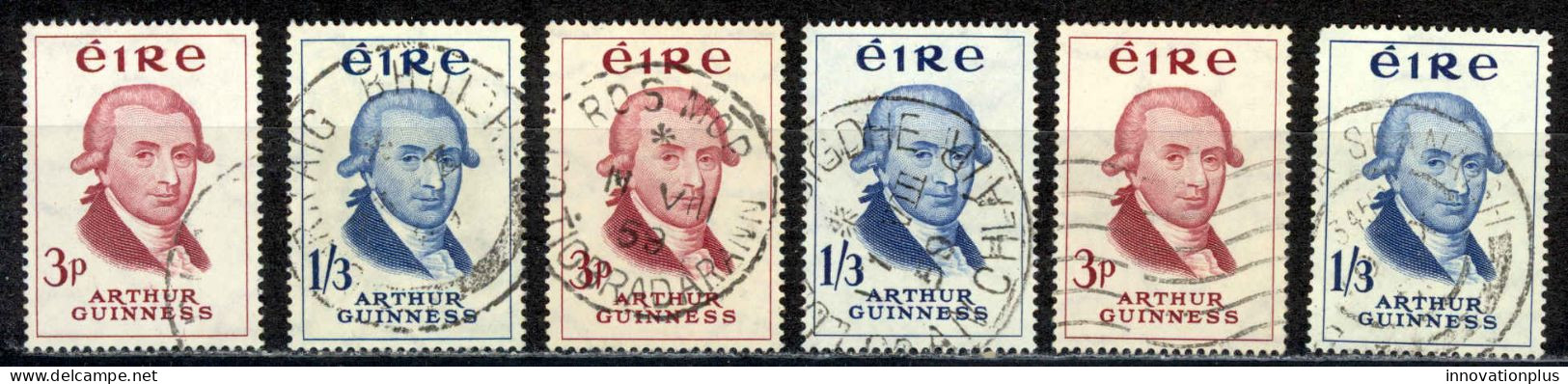 Ireland Sc# 171-172 Used Lot/3 1959 Arthur Guinness - Gebruikt