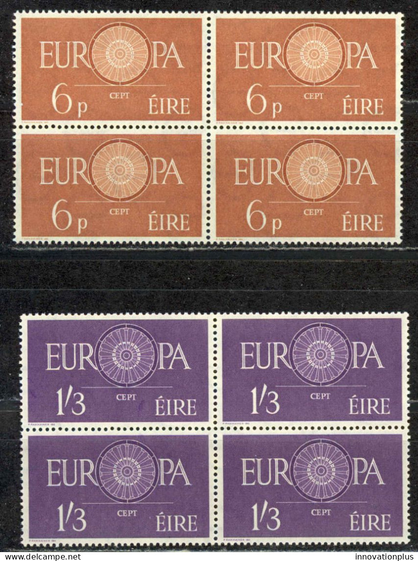 Ireland Sc# 175-176 MNH Block/4 1960 Europa - Neufs