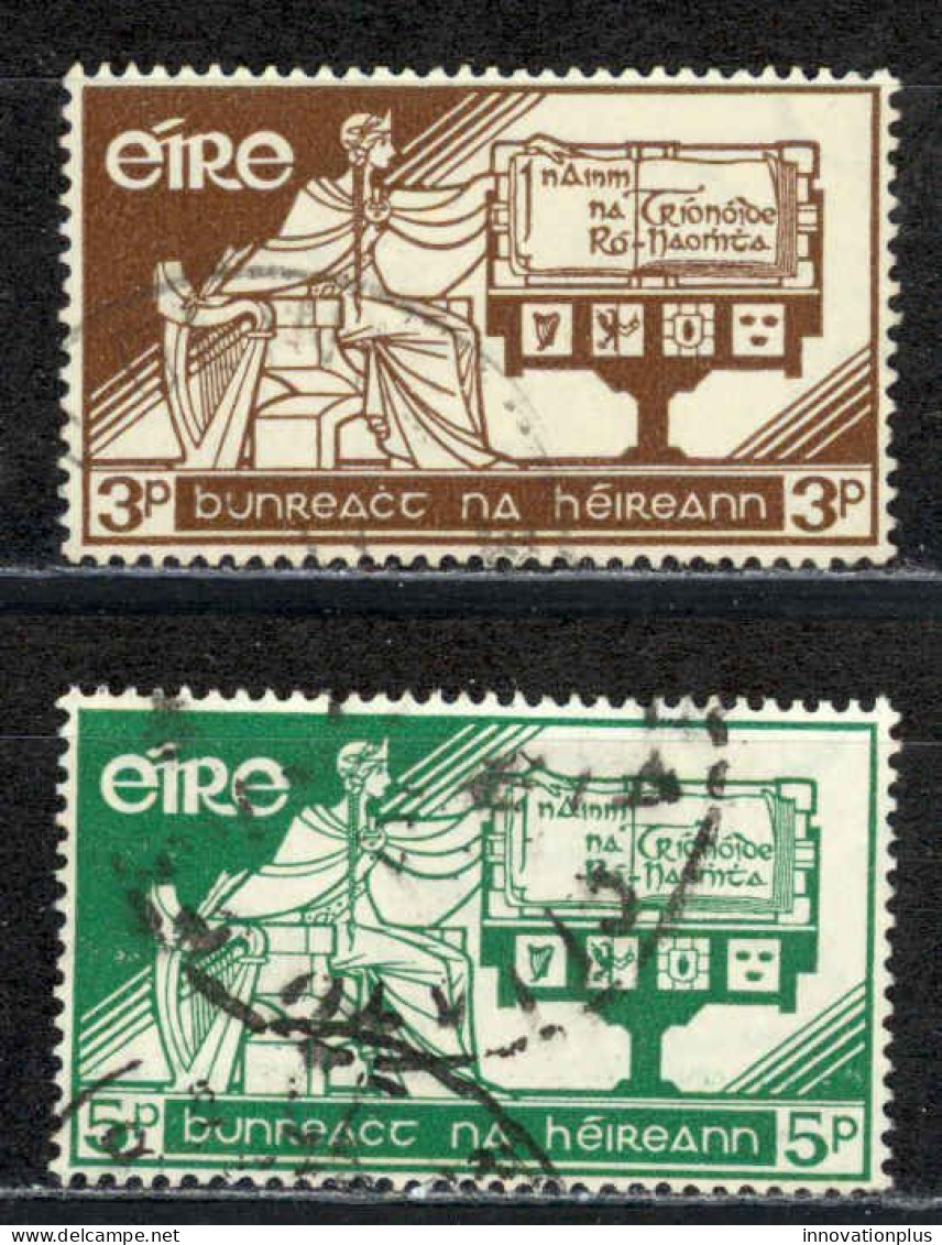 Ireland Sc# 169-170 Used (a) 1958 Constitution 21st - Used Stamps