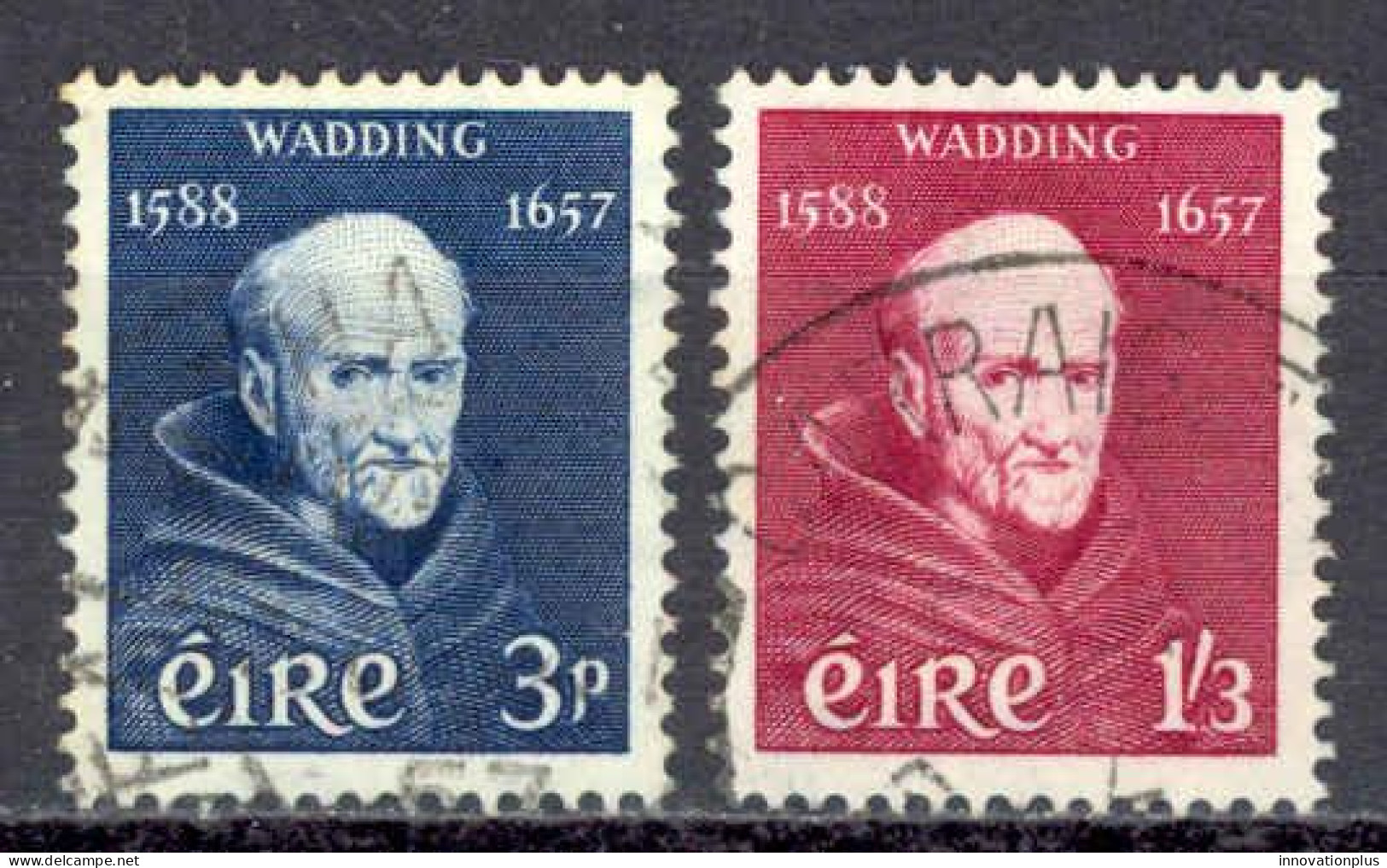 Ireland Sc# 163-164 Used (a) 1957 Father Luke Wadding - Used Stamps