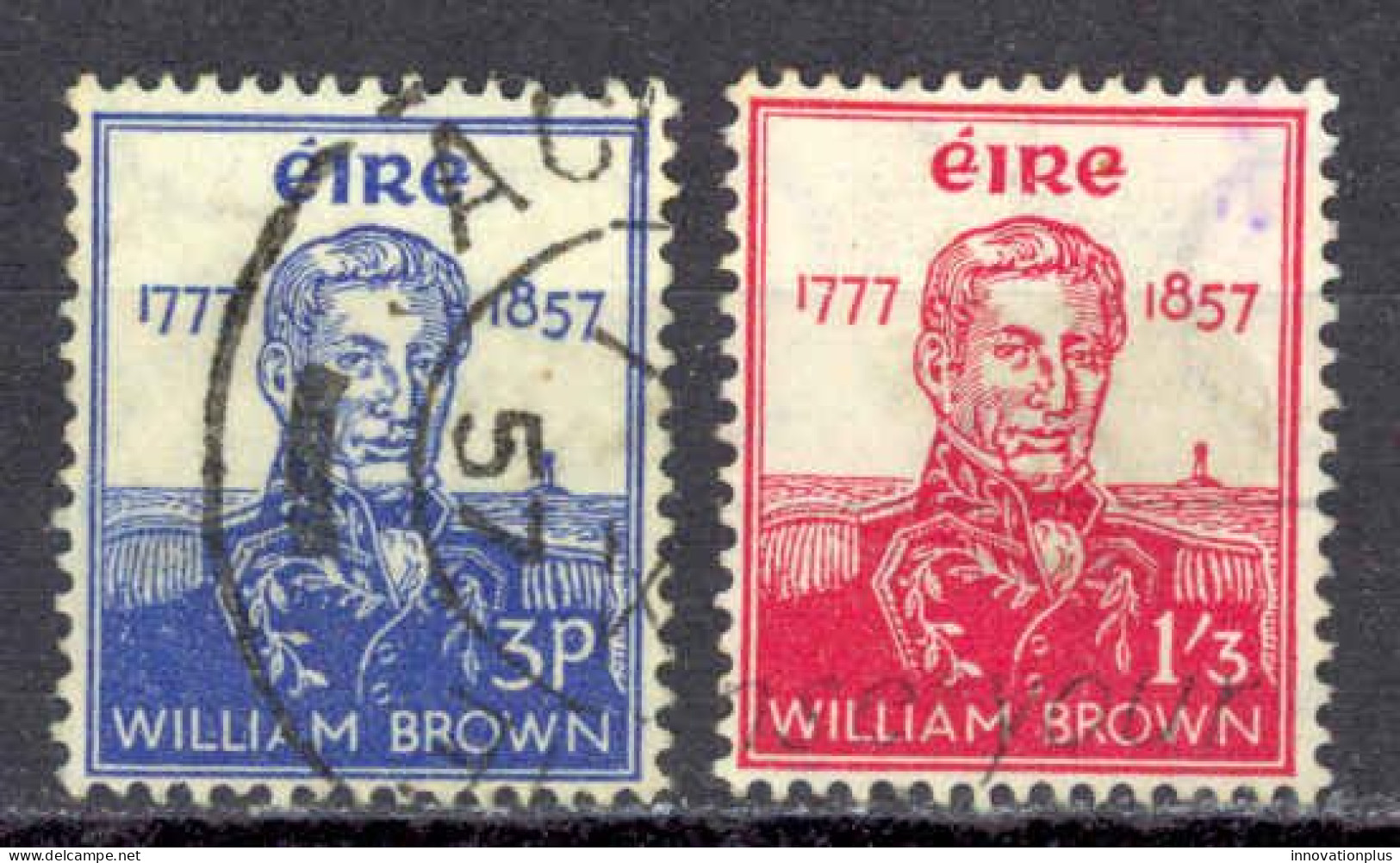 Ireland Sc# 161-162 Used (b) 1957 Admiral William Brown - Used Stamps