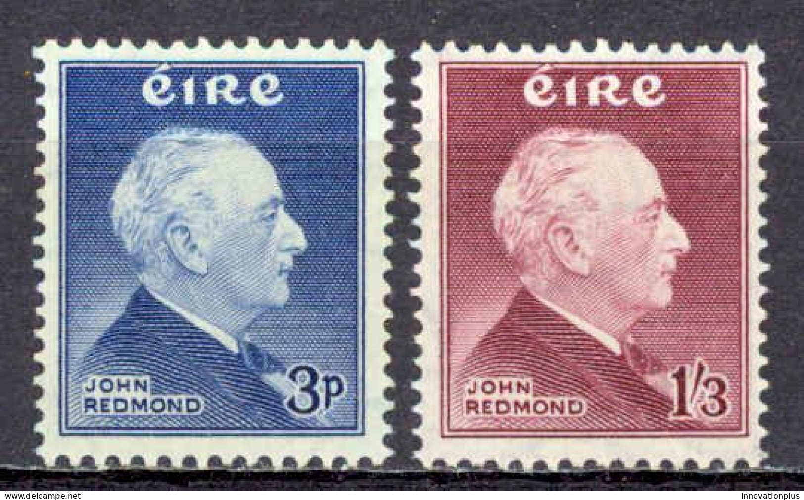 Ireland Sc# 157-158 MH 1957 John Edward Redmond - Unused Stamps