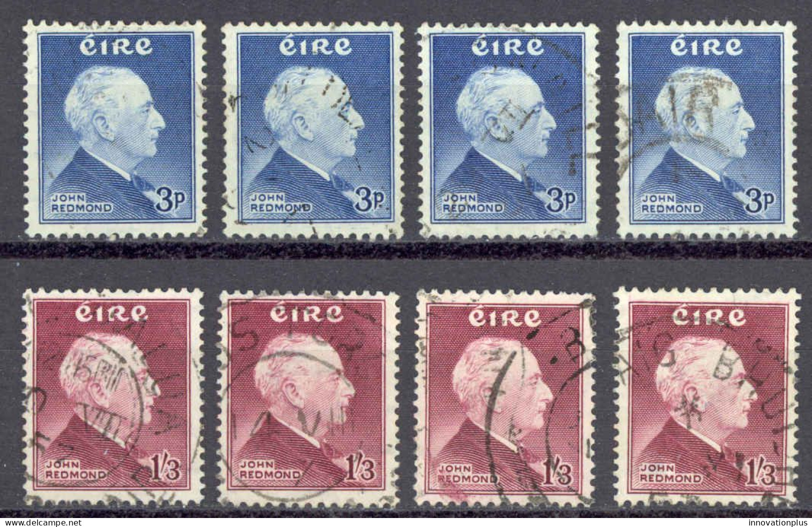 Ireland Sc# 157-158 Used Lot/4 1957 John Edward Redmond - Gebruikt