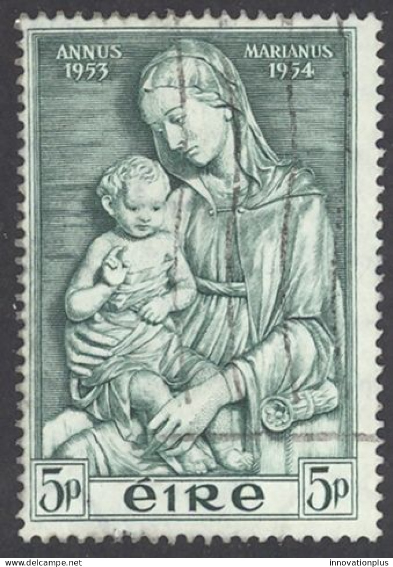 Ireland Sc# 152 Used 1954 5p Madonna By Della Robbia - Used Stamps