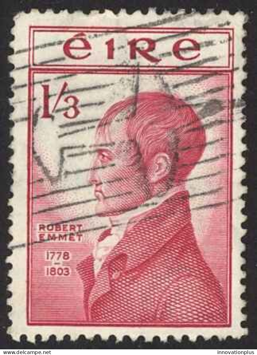 Ireland Sc# 150 Used (a) 1953 1sh3p Carmine Rose Robert Emmet - Used Stamps