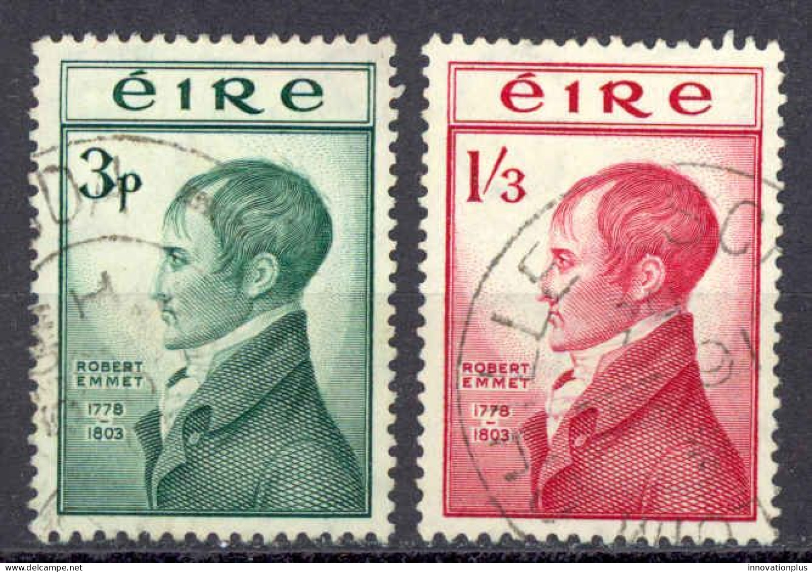 Ireland Sc# 149-150 Used (a) 1953 Robert Emmet - Used Stamps