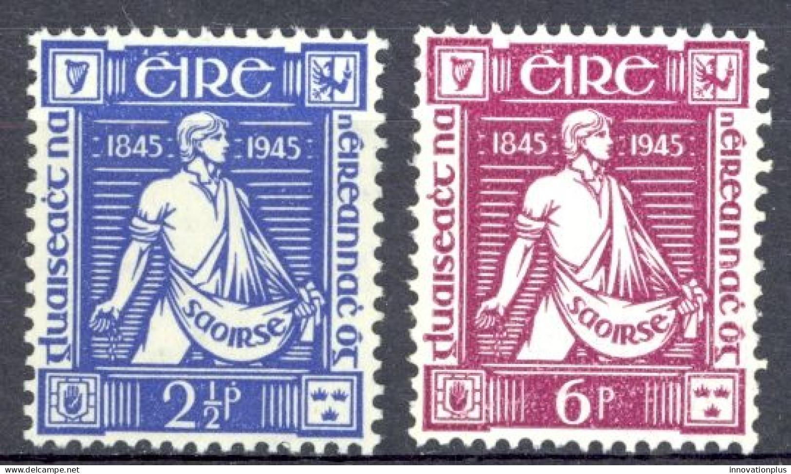 Ireland Sc# 131-132 MH 1945 Sower - Unused Stamps
