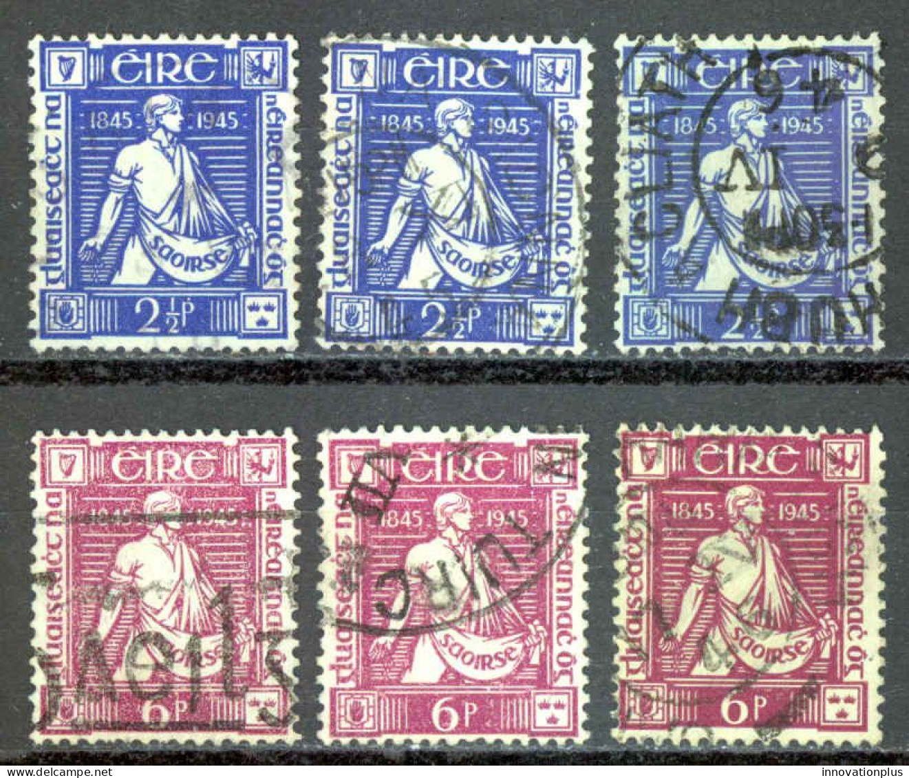 Ireland Sc# 131-132 Used Lot/3 1945 Sower - Gebruikt