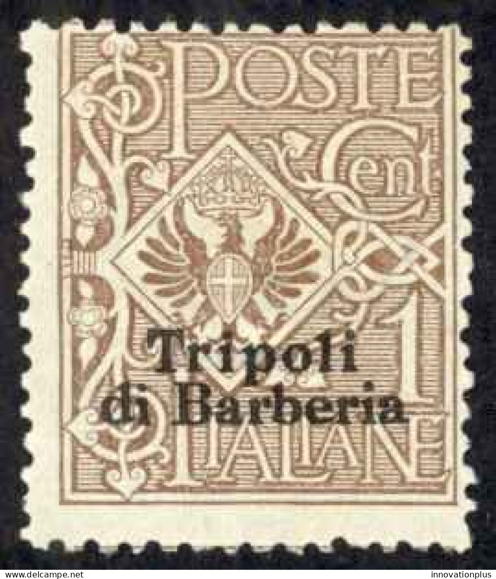 Italy Tripoli Sc# 2 MH 1909 1c Overprint - Tripolitania