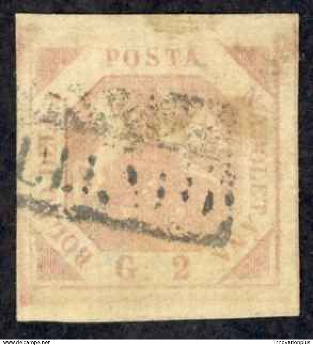 Italy Naples Sc# 3 Used (a) 1858 2g Definitives - Naples