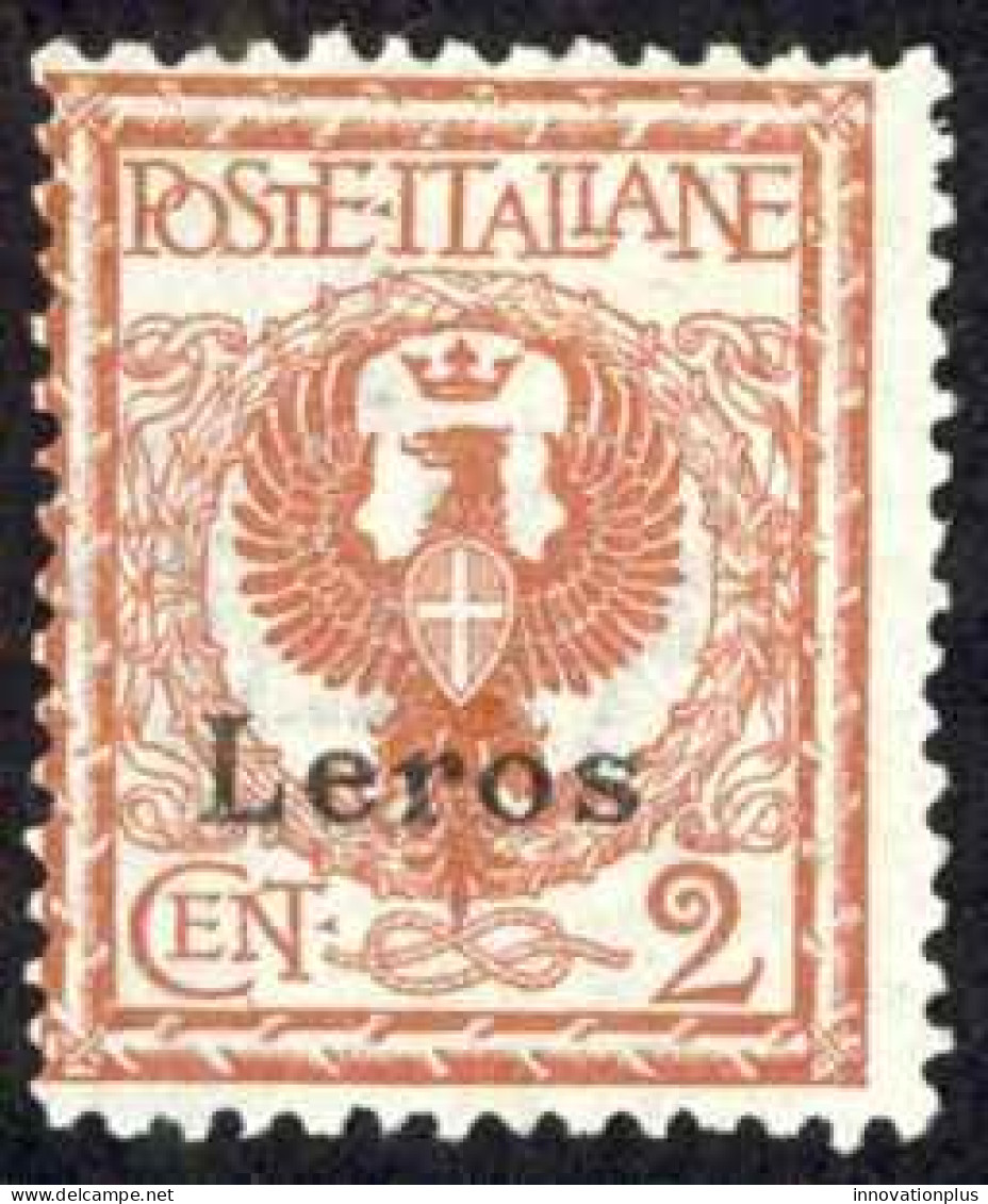 Italy Agean Is.-Lero Sc# 1 MH 1912-1922 2c Overprint Definitives - Aegean (Lero)