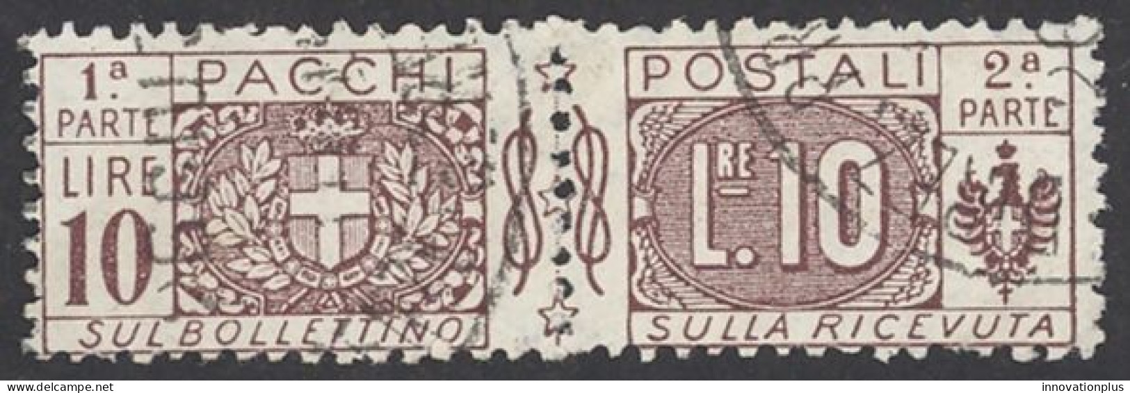 Italy Sc# Q16 Used 1922 10l Parcel Post - Colis-postaux