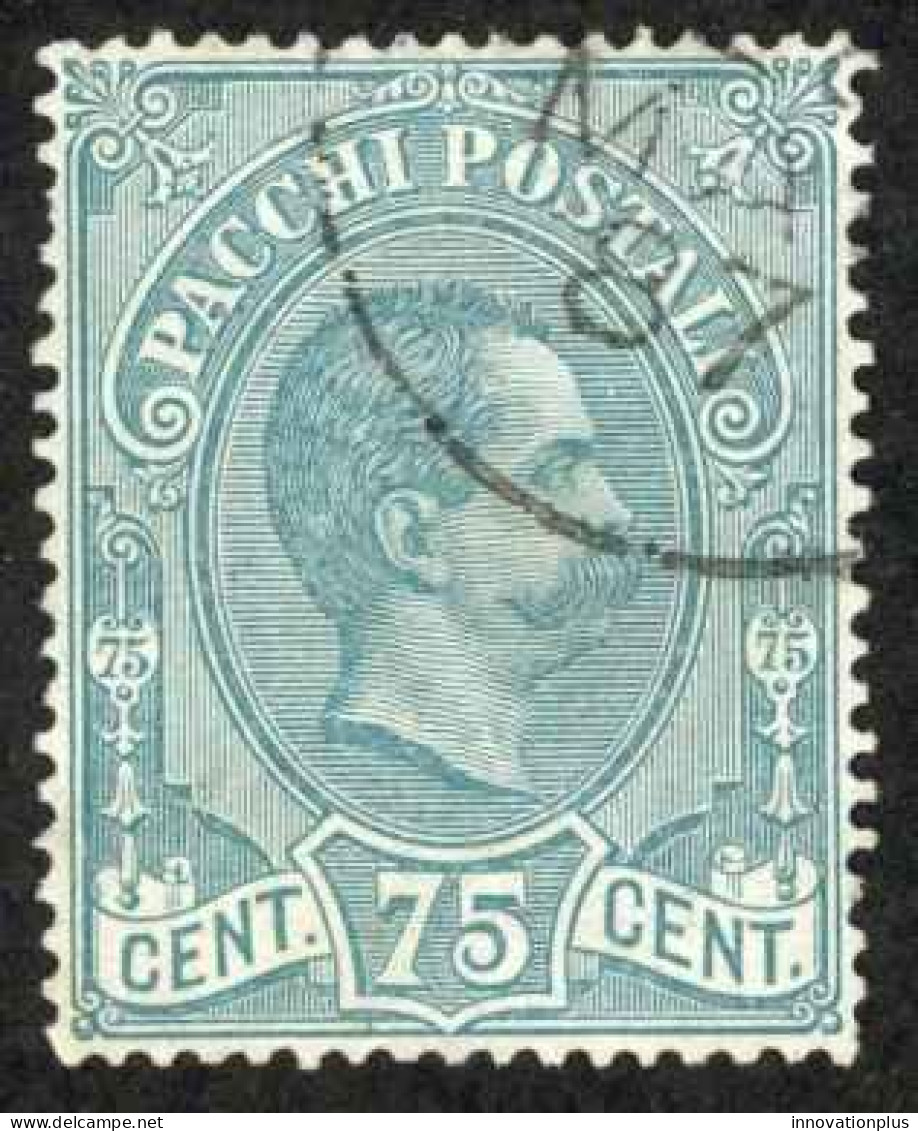 Italy Sc# Q4 Used (a) 1884-1886 75c Parcel Post - Postal Parcels