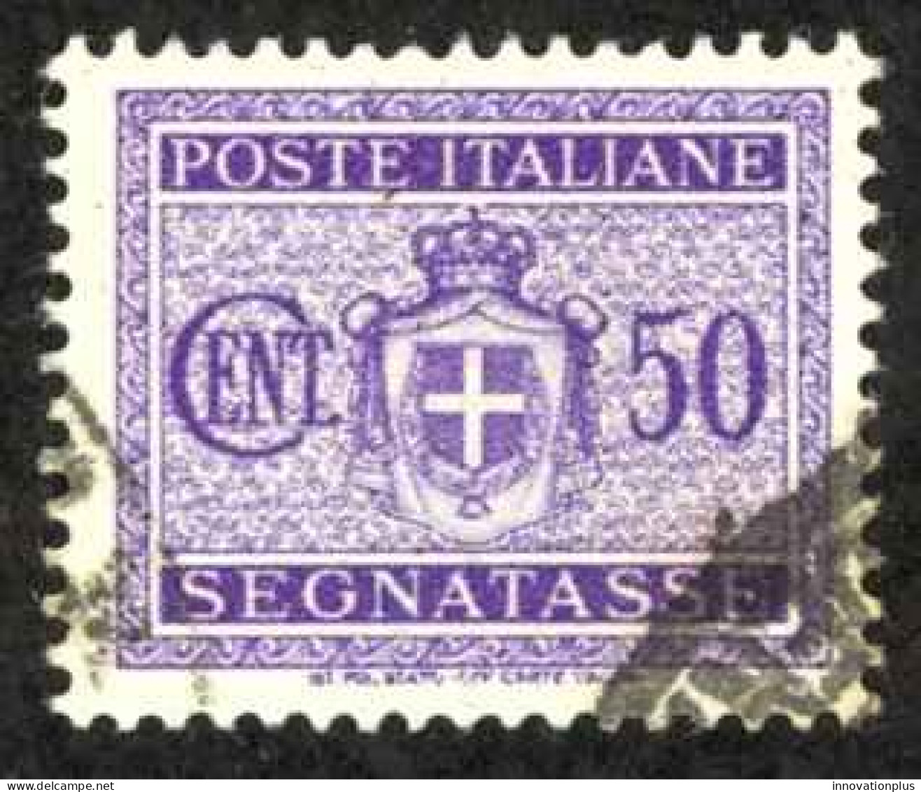 Italy Sc# J58 Used (a) (wmk 277) 1946 50c Postage Due - Portomarken