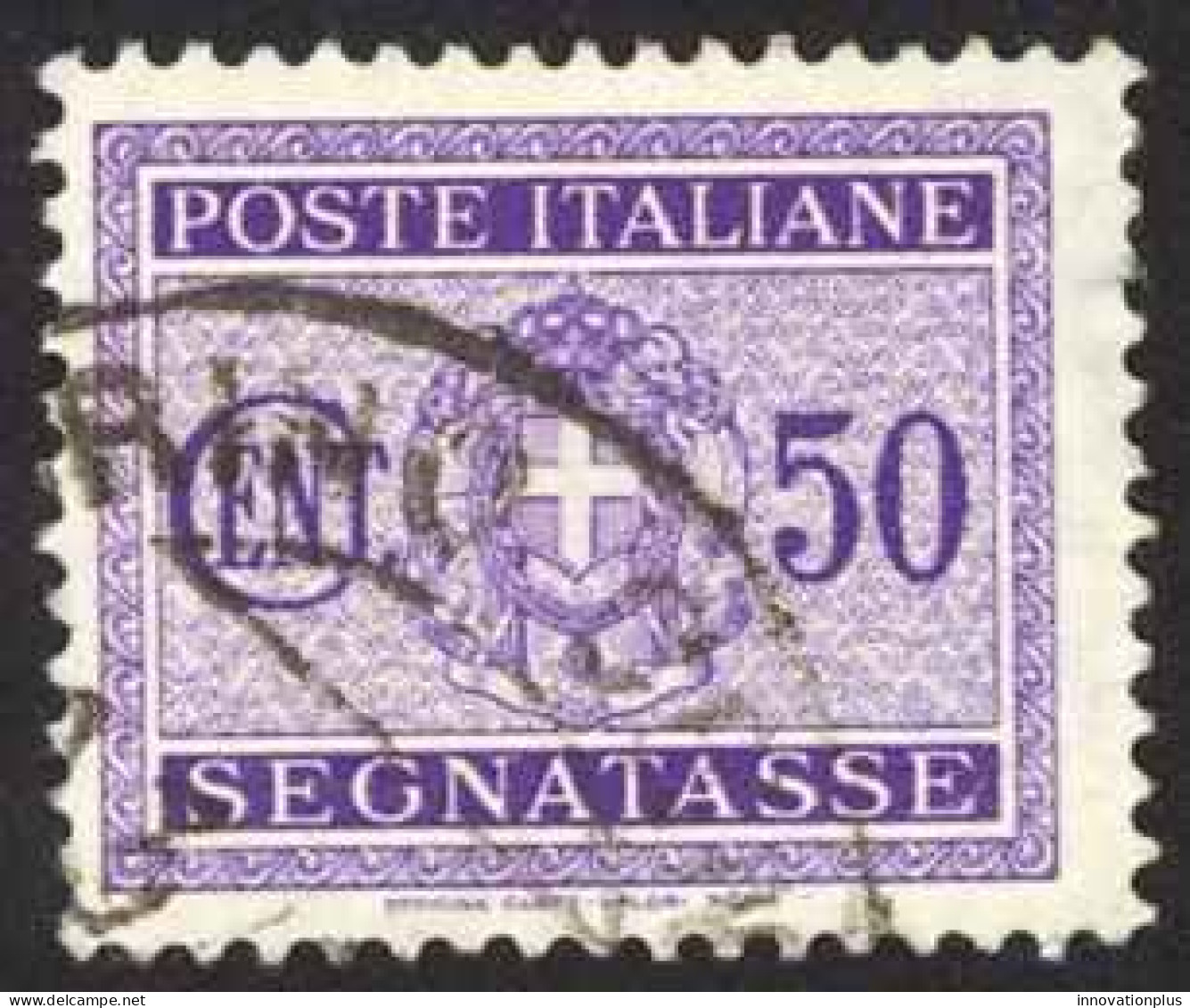 Italy Sc# J33 Used 1934 40c Black Brown Coat Of Arms - Postage Due