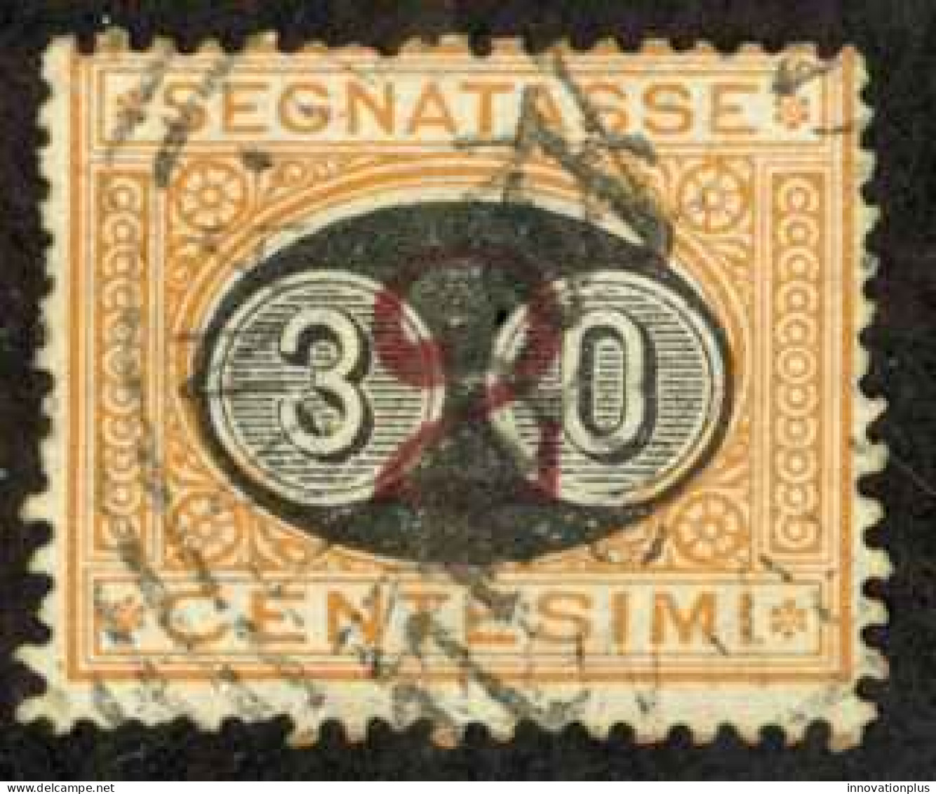 Italy Sc# J27 Used (b) 1890-1891 30c On 2c Postage Due - Strafport