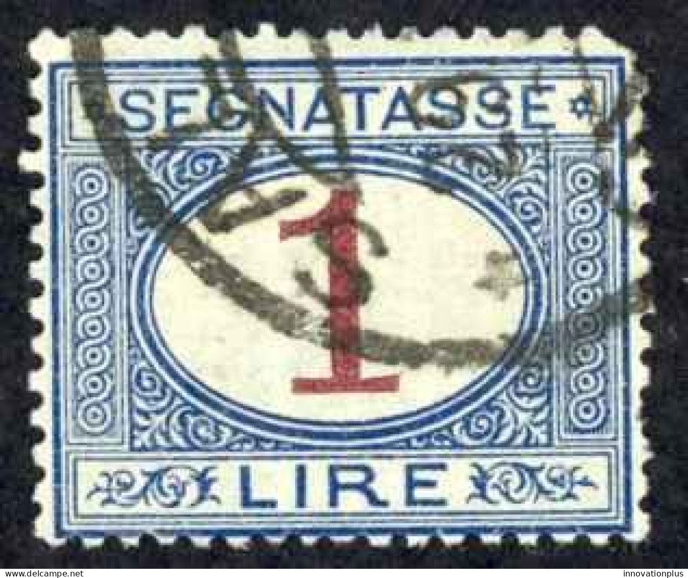 Italy Sc# J13 Used (a) 1870-1925 1l Light Blue & Brown Postage Due - Postage Due