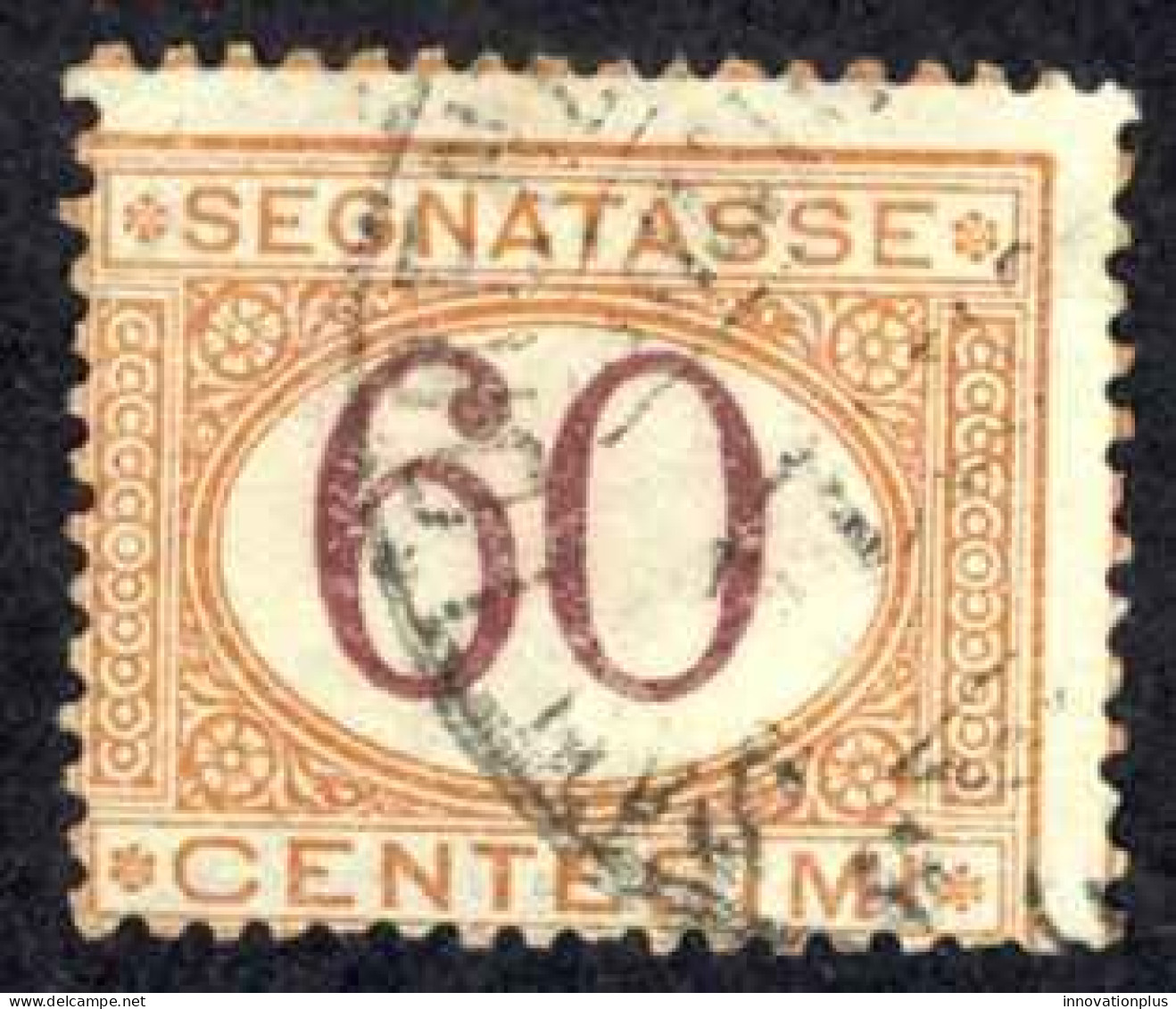 Italy Sc# J12 Used 1925 60c Buff & Brown Postage Due - Segnatasse