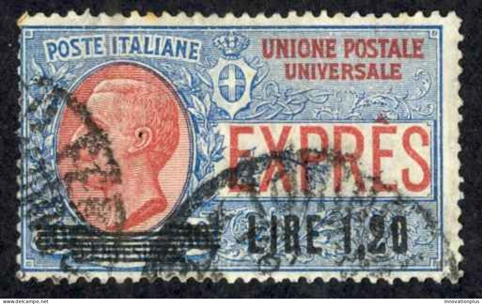 Italy Sc# E10 Used 1921 1.20l On 30c Special Delivery - Exprespost