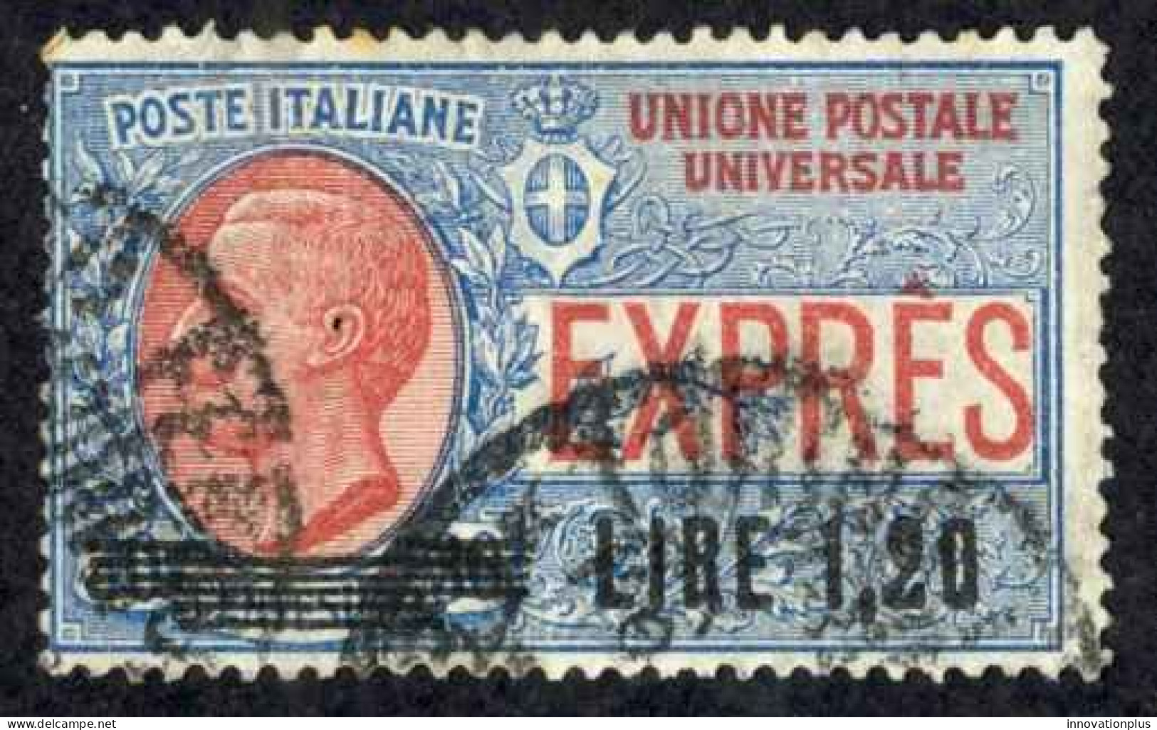 Italy Sc# E10 Used 1921 1.20l On 30c Special Delivery - Express Mail