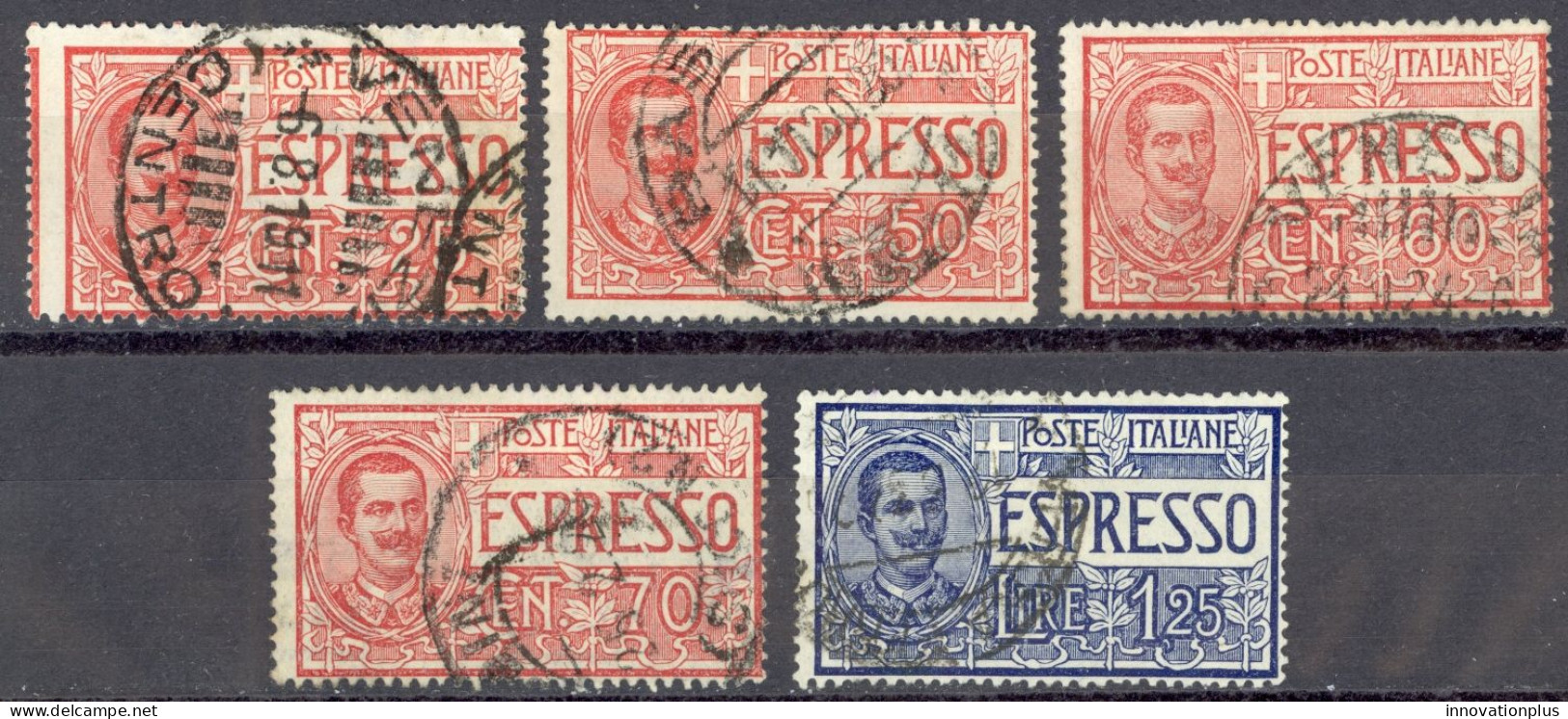 Italy Sc# E1-E5 Used (a) 1903-1926 Victor Emmanuel III - Posta Espresso